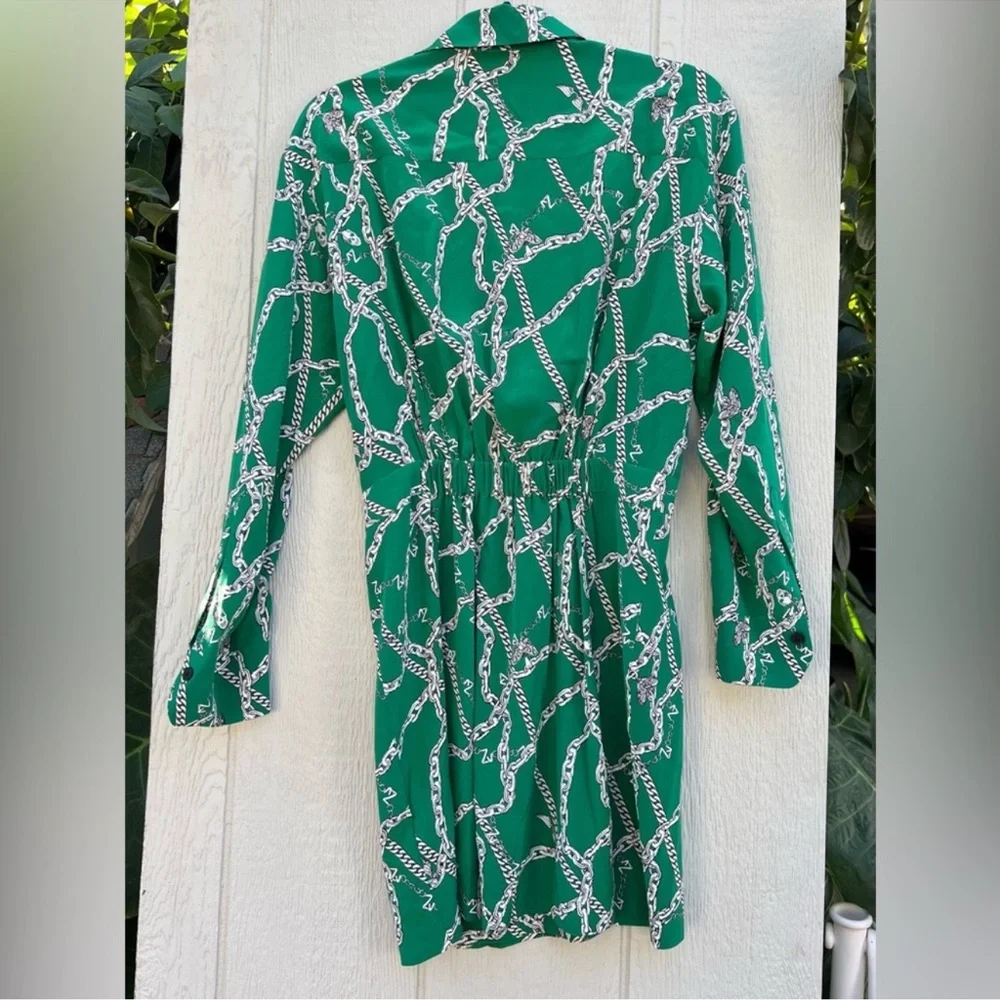 Zadig & Voltaire 100% silk ravy chain dress - Picture 3 of 5